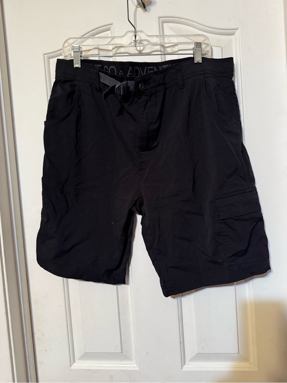 Men's Black Outdoor Cargo Shorts